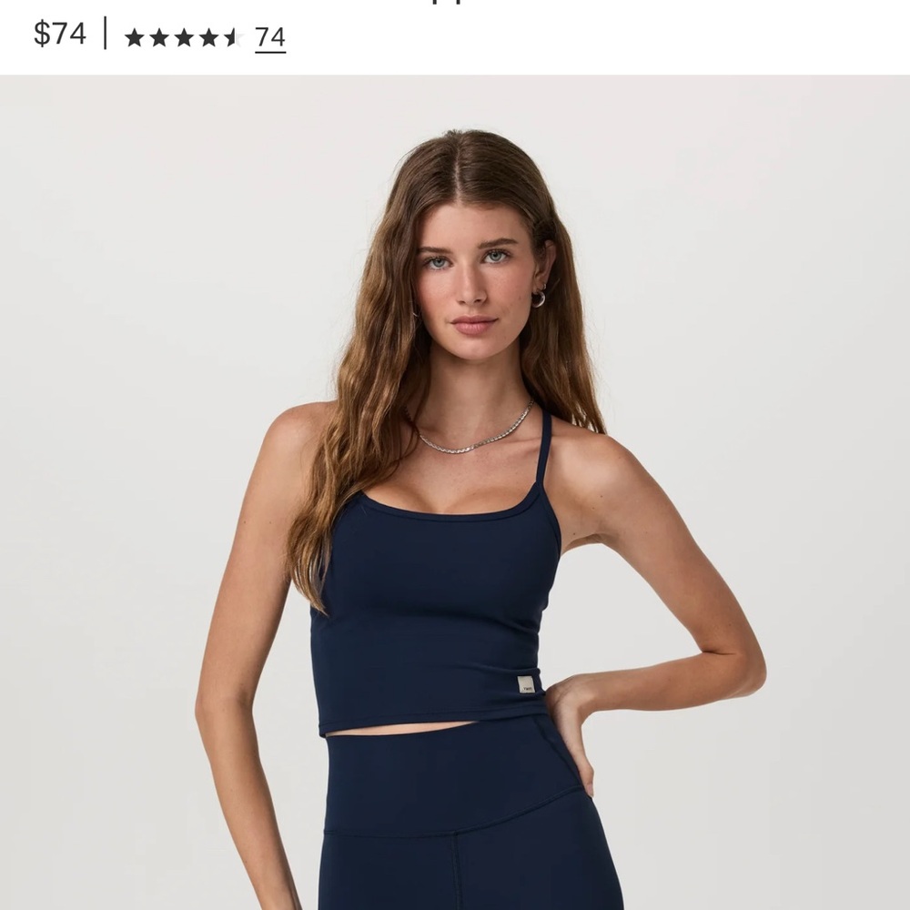 Vuori Navy Tank Top